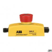 ABB Smile 12 EA Not-Halt-Taster 1 x 5-polig M12 Stift- und Buchsenstecker, 2 Öffner