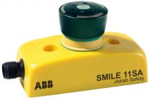 ABB Smile 11 SA Maschinen-Stopp-Taster 1 x 5-poliger Stiftstecker M12, 2 x Öffner LED-Anzeige im Taster