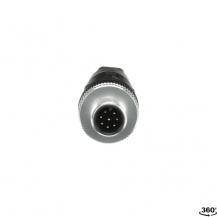 ABB M12-C04 M12-Stiftstecker 8-polig mit Schraubanschluss, Kabeldurchmesser: 2.5 ... 6.5 mm