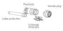 ABB JSHK0 Cannon Buchsenstecker für JSHD4 für JSHD4