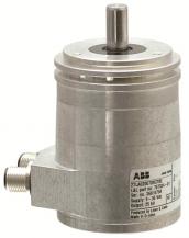 ABB RHA 698 hollow PLUTO-Drehgeber Multiturn, IP67, 9-36 V DC, Hohlwelle IP66, 12 mm Anschluss radial 3 x M12