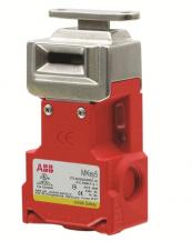 ABB MKey5 SSH Sicherheitsschalter mit Standardbetätiger, 2Öffner + 1 Schließer nicht verriegelte Zuhaltekraft 12 N mit Edelstahlkopf