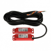 ABB Sense7 5M Sicherheitsschalter 2 Öffner + 1 Schließer , Kabel 5 m, LED Schalter aus Kunststoff