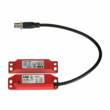 ABB Sense7 M12 Sicherheitsschalter 2 Öffner + 1 Schließer , QC Kabel 250 mm, LED Stiftstecker M12