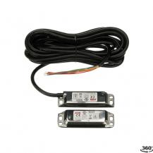 ABB Sense7Z 5M Sicherheitsschalter 2 Öffner + 1 Schließer , Kabel 5 m, LED Schalter aus Edelstahl