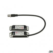 ABB Sense7Z M12 Sicherheitsschalter 2 Öffner + 1 Schließer , QC Kabel 250 mm, LED, Edelstahl Stiftstecker M12