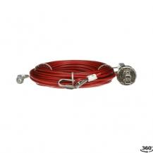ABB 20m Wire kit Galv Seilzugset 20 m Seil, 9 x Augenschrauben 1 x Spanner / Greifer 1 x Inbusschlüssel
