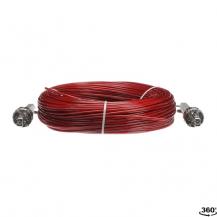 ABB 100m Wire kit Galv Seilzugset 100 m Seil, 37 x Augenschrauben 2 x Spanner / Greifer 1 x Inbusschlüssel