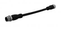ABB M12-C00634 M12-Kabel 6 cm, geschirmt gerade, 8 x 0.34 mm² und Abschirmung und M12-Stiftstecker