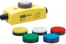 ABB Smile 12 RF M12-5 Reset-Taster Reset für EDEN DYN, 1 x 5-pol. M12 Stift- und Buchsenstecker 5 verschiedene Farbfilter