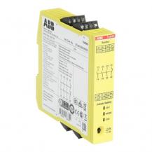 ABB Sentry TSR20 Sicherheitsrelais 24 V DC Relaisausgänge 3 Schließer + 1 Öffner Betriebsspannung 24 V DC Abfallverzögerung 0,5 / 1,5 s wählbar