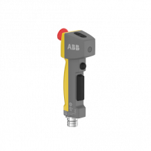 ABB HD5-S-111 Zustimmgerät Zusatztaste Front, Top 1, Top 2, Not-Halt, LED rot, grün, HomePosition, Vibration Anschluss M23, 19-polig