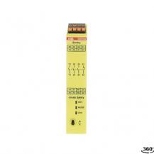 ABB Sentry SSR20P SAFETY RELAY, Zweihand, 3 NO + 1 NC, Betriebsspannung 24 V DC, PushIn