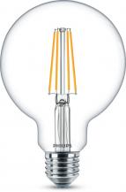 PHILIPS E27 Klare LED Master Value Globe Lampe G120 5,9W wie 60W 2700K warmweißes Licht dimmbar mit hoher Farbwiedergabe