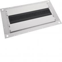 Hager Bodenblech mit Bürste 600x400 verzinkt