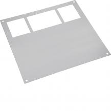 Hager Deckblech mit Einführung IP40 600x600