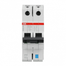 ABB S401M-C25NP Sicherungsautomat C-Char., 25 A, NP, 10 kA, 2P, steckbar geschützter Neutralleiter