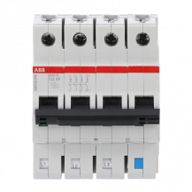 ABB S403M-D32NP Sicherungsautomat D-Char., 32 A, NP, 10 kA, 4P, steckbar geschützter Neutralleiter