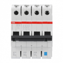 ABB S403M-D40NP Sicherungsautomat D-Char., 40 A, NP, 10 kA, 4P, steckbar geschützter Neutralleiter