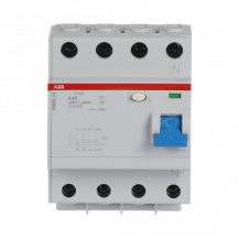 ABB F404A40/0.03 Fehlerstrom-Schutzschalter 40 A, 0.03 mA, 400V AC, 50HZ-Char., 4P, steckbar