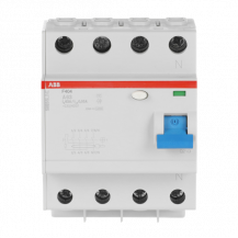 ABB F404A63/0.03 Fehlerstrom-Schutzschalter 63 A, 0.03 mA, 400V AC, 50HZ-Char., 4P, steckbar