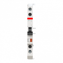 ABB SK40010-LSA Signalkontakt, 1 Schließer 9 mm breit, steckbar, Linkssanbau, Sammelalarm mit Kontaktierung LA + LB