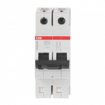 ABB S402M-UCZ0.5 Sicherungsautomat Z-Char., 0,5 A, 250 V DC, 2P, 50 kA, steckbar