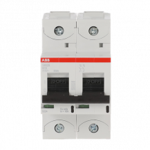 ABB S802S-B16 Hochleist.-Sicherungsautomat, 16A, B, 400 V AC=Icu 50kA, 690 V AC=Icu6kA, 2P