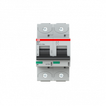 ABB S802S-C10 Hochleist.-Sicherungsautomat, 10A, C, 400 V AC=Icu 50kA, 690 V AC=Icu6kA, 2P