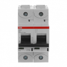 ABB S802S-C20 Hochleist.-Sicherungsautomat, 20A, C, 400 V AC=Icu 50kA, 690 V AC=Icu6kA, 2P