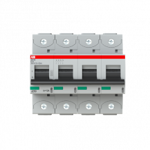 ABB S804S-C10 Hochleist.-Sicherungsautomat, 10A, C, 400 V AC=Icu 50kA, 690 V AC=Icu6kA, 4P