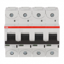 ABB S804S-C25 Hochleist.-Sicherungsautomat, 25A, C, 400 V AC=Icu 50kA, 690 V AC=Icu6kA, 4P