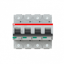 ABB S804S-K10 Hochleist.-Sicherungsautomat, 10A, K, 400 V AC=Icu 50kA, 690 V AC=Icu6kA, 4P