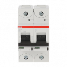 ABB S802N-D63 Hochleist.-Sicherungsaut., 63A, D, 400V AC=Icu 36 kA, 690V AC=Icu 4, 5 kA, 2P