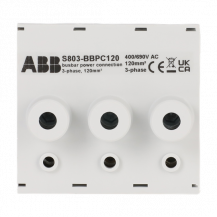 ABB S803-BBPC120 Einspeiseblock für Sammelschiene S800-BB250, Anschlussquerschnitt 120mm²