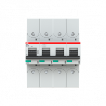 ABB S804S-UCK100-R Hochlei.-Sicherungsauto., 100A, K, 750VDC=Icu 50kA, 4P, Ringkabelschuhanschluss