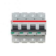 ABB S804C-C10 Hochleist.-Sicherungsautomat, 10A, C, 415 V AC=Icu 25kA, 4P