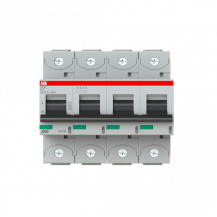 ABB S804C-C13 Hochleist.-Sicherungsautomat, 13A, C, 415 V AC=Icu 25kA, 4P