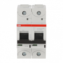 ABB S802C-C32 Hochleistungs-Sicherungsautomat, 32A, C, 415V AC=Icu 25 kA, 2P