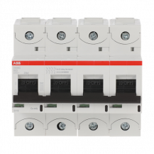 ABB S804C-B63 Hochleist.-Sicherungsautomat, 63A, B, 415 V AC=Icu 25kA, 4P