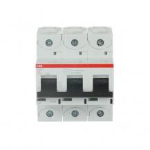 ABB S803C-D63 Hochleist.-Sicherungsautomat, 63A, D, 415 V AC=Icu 25kA, 3P