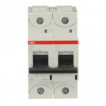ABB S802U-K20 Hochleist.-Sicherungsautomat, 20A, K, 240 V AC=Icu 50kA, 2P, UL 489, 415 V AC=Icu 50kA, EN60947-2