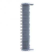 ABB ZLS905E30-3LN SMISSLINE TP Starterpaket 30 PLE, bestückt mit Schienen L1, L2, L3, N, inklusive Sockelendstücken