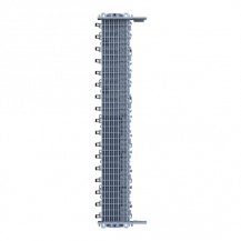 ABB ZLS905E34-3L SMISSLINE TP Starterpaket 34 PLE, bestückt mit Schienen L1, L2, L3, inklusive Sockelendstücken