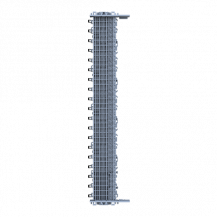 ABB ZLS905E38-3LN SMISSLINE TP Starterpaket 38 PLE, bestückt mit Schienen L1, L2, L3, N, inklusive Sockelendstücken