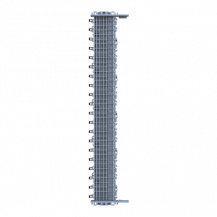 ABB ZLS905E40-3LN SMISSLINE TP Starterpaket 40 PLE, bestückt mit Schienen L1, L2, L3, N, inklusive Sockelendstücken