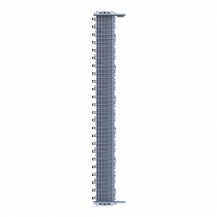 ABB ZLS905E48-3LN SMISSLINE TP Starterpaket 48 PLE, bestückt mit Schienen L1, L2, L3, N, inklusive Sockelendstücken