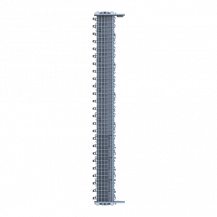 ABB ZLS905E50-3L SMISSLINE TP Starterpaket 50 PLE, bestückt mit Schienen L1, L2, L3, inklusive Sockelendstücken