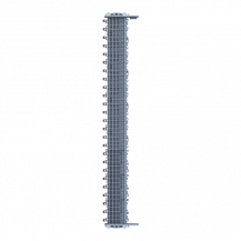 ABB ZLS905E50-3LN SMISSLINE TP Starterpaket 50 PLE, bestückt mit Schienen L1, L2, L3, N, inklusive Sockelendstücken