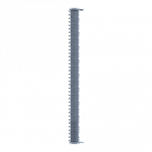 ABB ZLS905E76-3L SMISSLINE TP Starterpaket 76 PLE, bestückt mit Schienen L1, L2, L3, inklusive Sockelendstücken